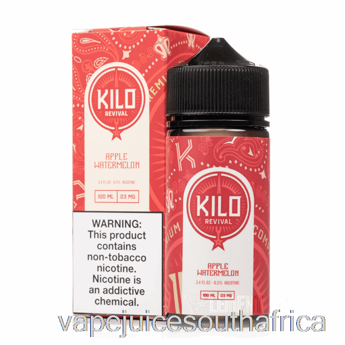 Vape Juice South Africa Apple Watermelon - Kilo Revival - 100Ml 0Mg